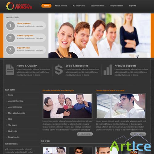 VTem - VT Arrows Template For Joomla 2.5