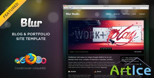 ThemeForest - Blur - Portfolio and Blog Template