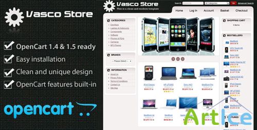 ThemeForest - Vasco - E-commerce OpenCart 1.5.1.3