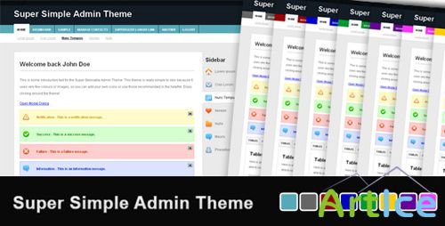 ThemeForest - Super Simple Admin Theme