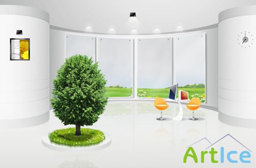 Sources - Elegant office tree