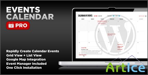 CodeCanyon - Events Calendar Pro - Wordpress Premium Plugin v1.3