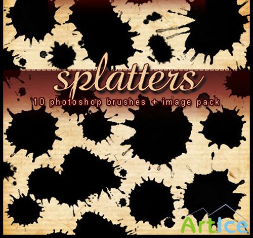 Splatters Brushes Set