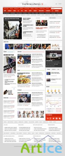 Gavick - The World News II v2.11 For Joomla 2.5 Template - Retail