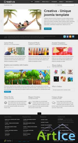 JoomShaper - Shaper Creativa - Creative Joomla Template J2.5