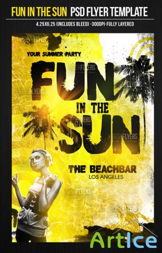 PSD Template - Fun in the Sun Flyer/Poster