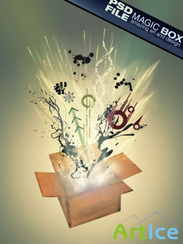 Magic Box Psd File