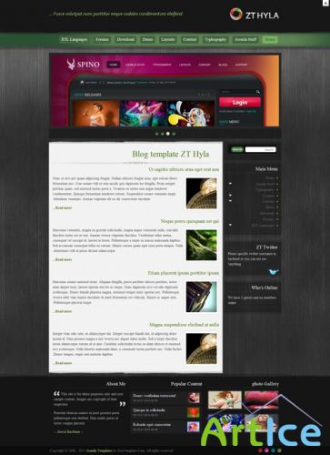 ZooTemplate - ZT Hyla for Joomla 2.5