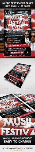 GraphicRiver - Music Festival Event Flyer Template 2743718