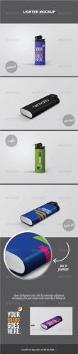 GraphicRiver - Lighter Mockup 2729002