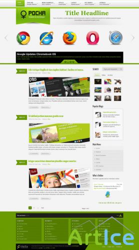 JoomShaper - Shaper Pocha Template For Joomla 2.5