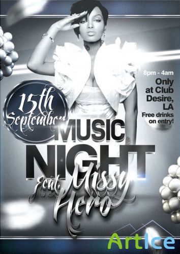 PSD Template - Music Night Flyer/Poster