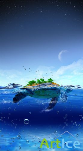 PSD Template - Turtle Island Revisited