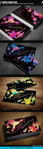 GraphicRiver - Triangle Business Card 2688690