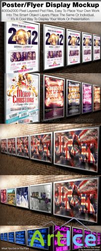 GraphicRiver - Poster/Flyer Display Mock Up 778921