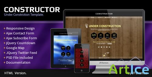 ThemeForest - Constructor - Responsive Under Construction Templa - RIP