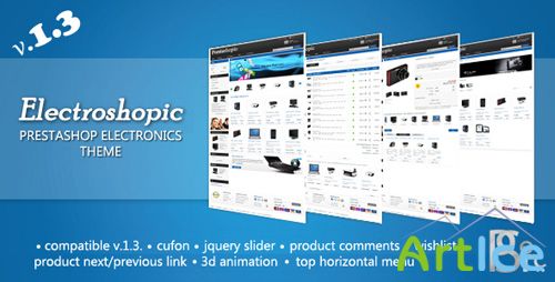 ElectroShopic - Prestashop Premium Theme v1.3 And v1.4