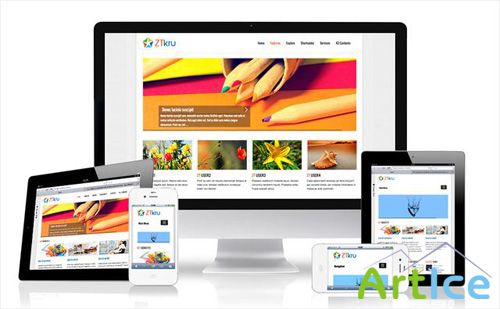 ZooTemplate - ZT Kru - Responsive Template For Joomla 2.5