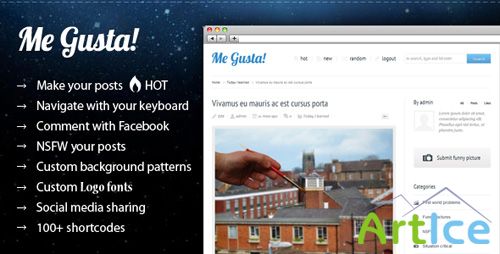 ThemeForest - Me Gusta v2.3 - User-driven Content Sharing WordPress Theme