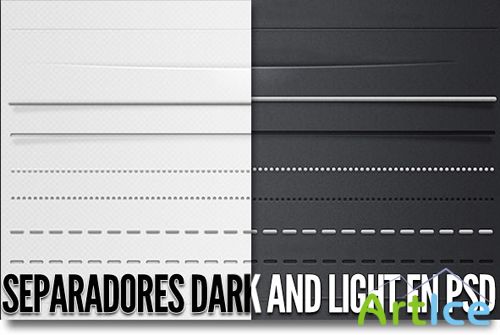 Dark and light Psd