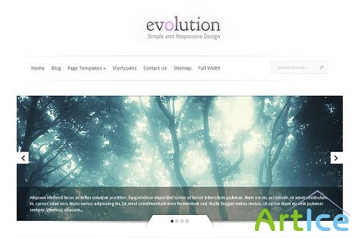 ElegantThemes - Evolution Responsive - Wordpress Template