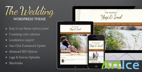 ThemeForest - The Wedding - Elegant Wedding WordPress Theme