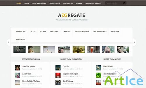 ElegantThemes - Aggregate v2.4 - WordPress Theme