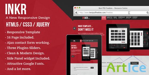 ThemeForest - INKR: multi-purpose responsive html5 template