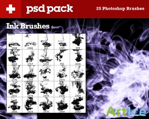 Exclusive Brush Pack  25 Ink Brushes