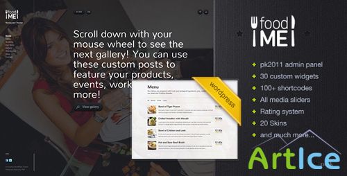 ThemeForest - FoodMe v1.1.2 - Restaurant Business WordPress Theme