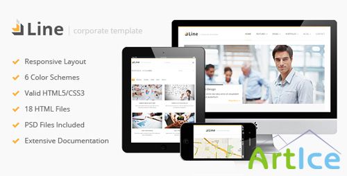 ThemeForest - Line - Responsive Corporate HTML Template - RIP