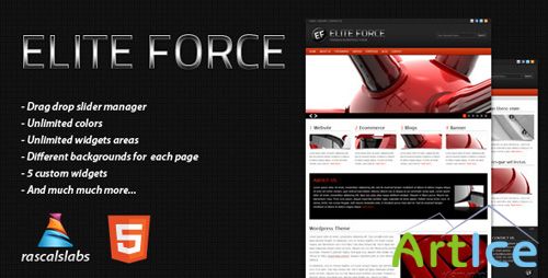 ThemeForest - Elite Force v.2.0.5 - Premium Wordpress Theme