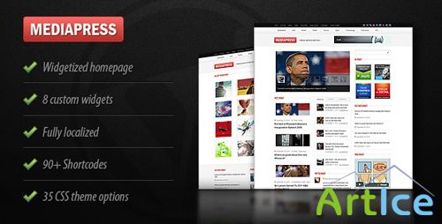 ThemeForest - Mediapress Ultimate Wordpress News/Magazine Theme [Retail]