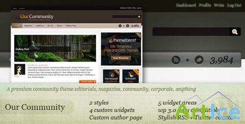 ThemeForest - Our Community - Premium WP theme