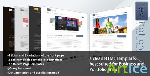 ThemeForest - Levitation - Business & Portfolio - 4 in 1