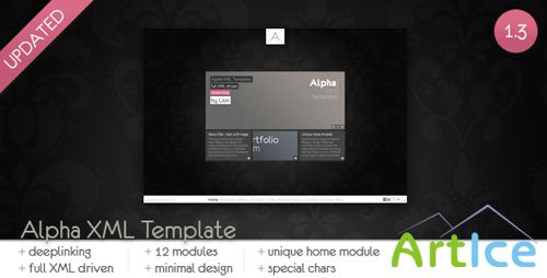 ActiveDen - Alpha XML Template (Updated with FLA/Source, PHP and original swf files)