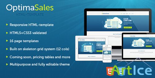 ThemeForest - OptimaSales - Responsive HTML5/CSS3 Template - RIP