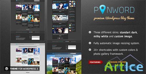 ThemeForest - Pinword v1.0 - Personal and Blog WordPress theme