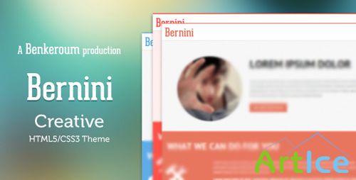 ThemeForest - Bernini - Creative HTML5/CSS3 Theme - RIP