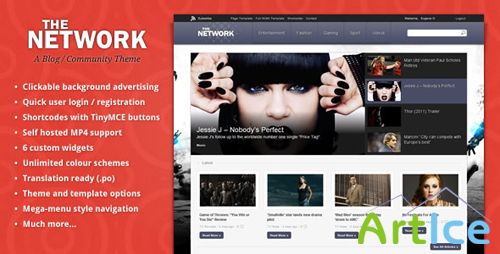 ThemeForest - The Network v1.3.6 - Magazine WordPress Theme