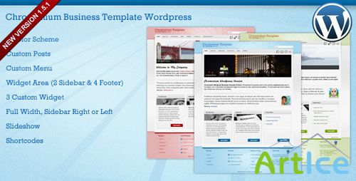 ThemeForest - Chromonium v1.5.1 - Business Template Wordpress