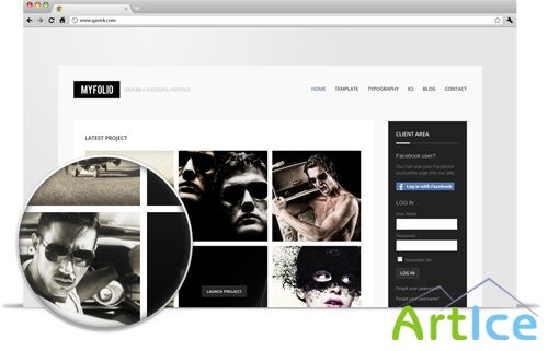 Gavick - myFolio v2.12 Joomla 2.5 Template - Retail