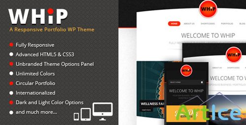 ThemeForest - Whip - Responsive Portfolio WP Theme