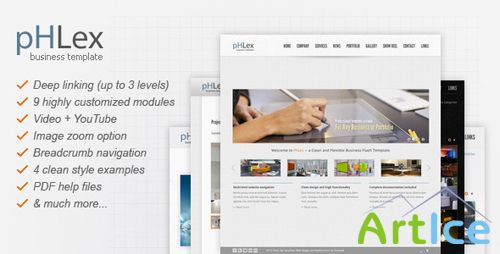 ActiveDen - Phlex XML Business Website Template (4 in 1)