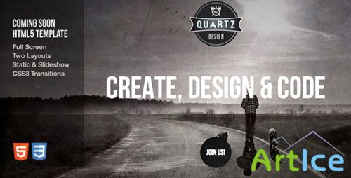 ThemeForest - Quartz - Coming Soon Html5 Template - RIP