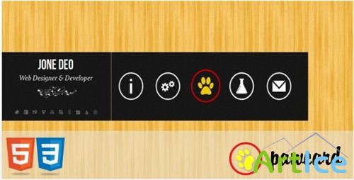 ThemeForest - Pawcard - Personal Portfolio HTML5/CSS3 vCard - RIP