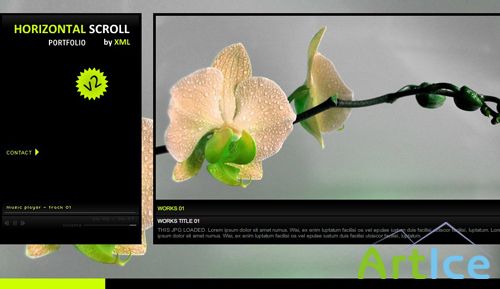 FlashDen - Horizontal Scroll Portfolio V2