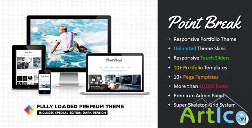 ThemeForest - Point Break v2.0.4: Responsive Agency Theme