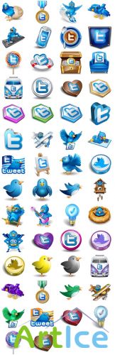 Original Vector Twitter Icons