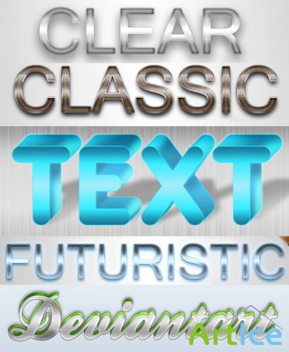 Text Styles for Photoshop